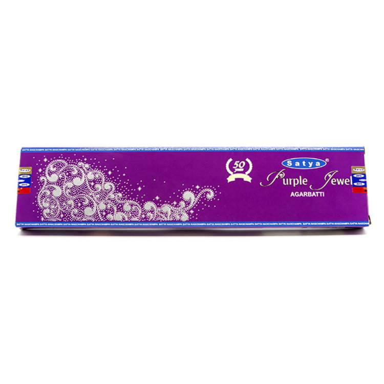 Satya Sai Baba Satya Purple Jewel Incense Sticks 20 g