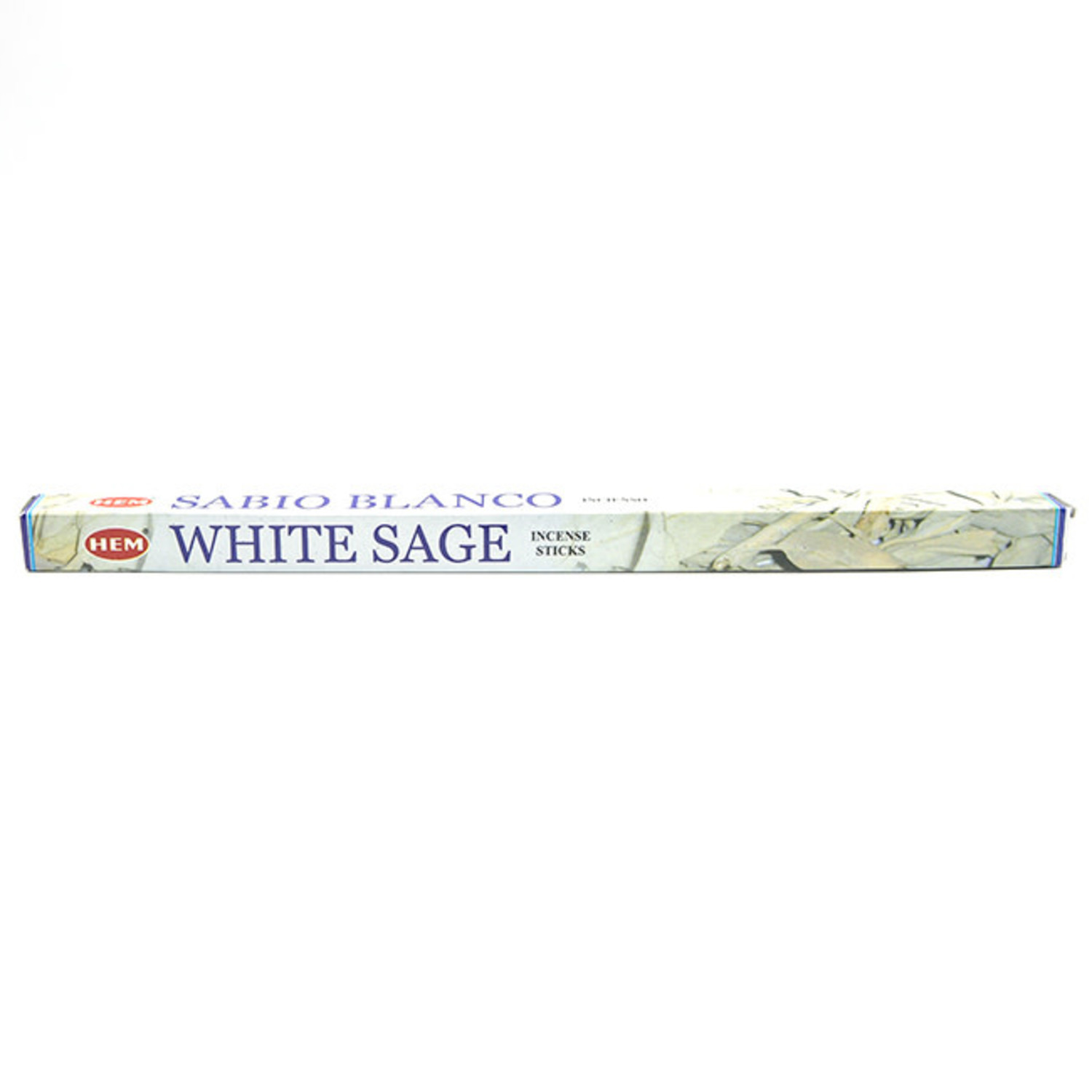 White Sage Incense Sticks HEM - Pack Of 6 (120 Sticks Total) With Free Wooden Holder For Meditation & Relaxation Yoga Meditation Incense