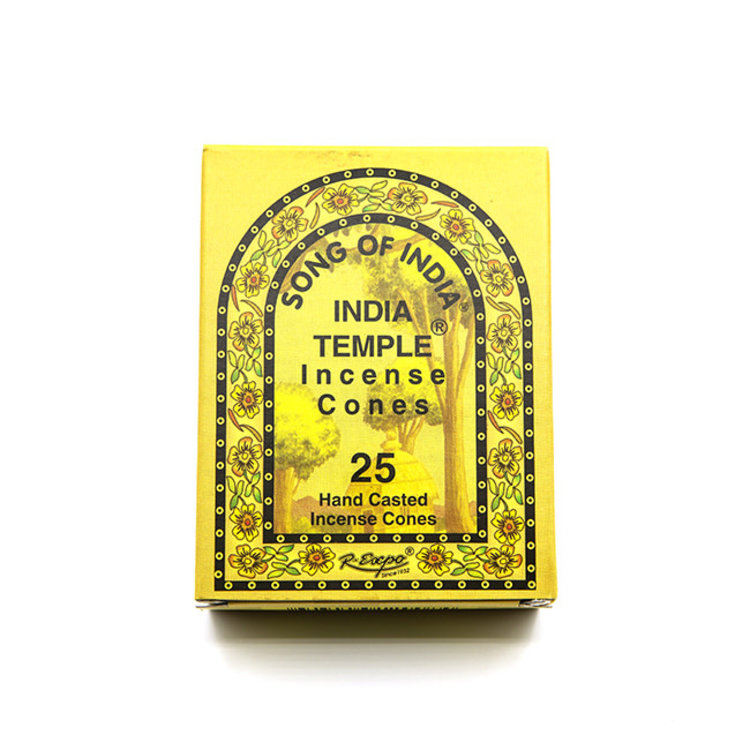 Song of India India Temple Incense 25 Cones