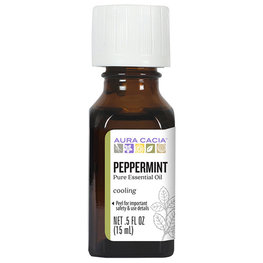 Aura Cacia Peppermint Essential Oil .5 oz