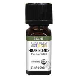 Aura Cacia Frankincense Organic Essential Oil .25 oz