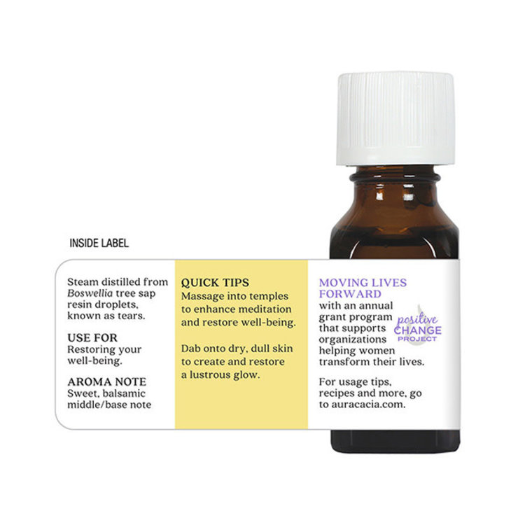 Aura Cacia Frankincense in Jojoba Essential Oil .5 oz