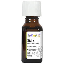 Aura Cacia Sage Essential Oil .5 oz