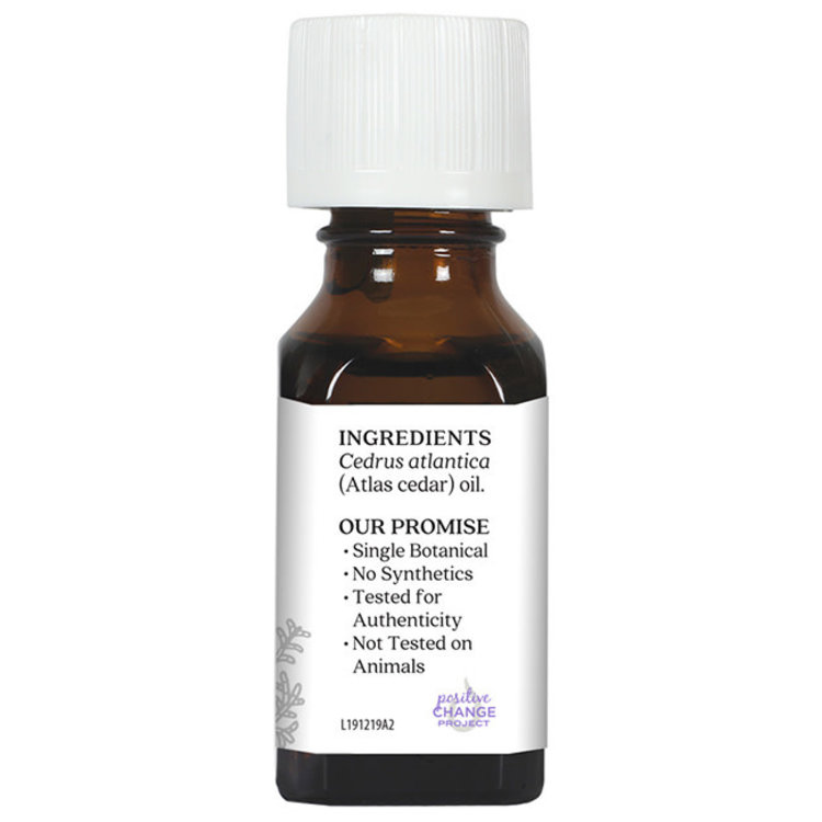 Aura Cacia Atlas Cedarwood Essential Oil .5 oz