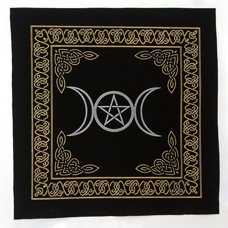 Triple Moon Altar Cloth 18 in. x 18 in.