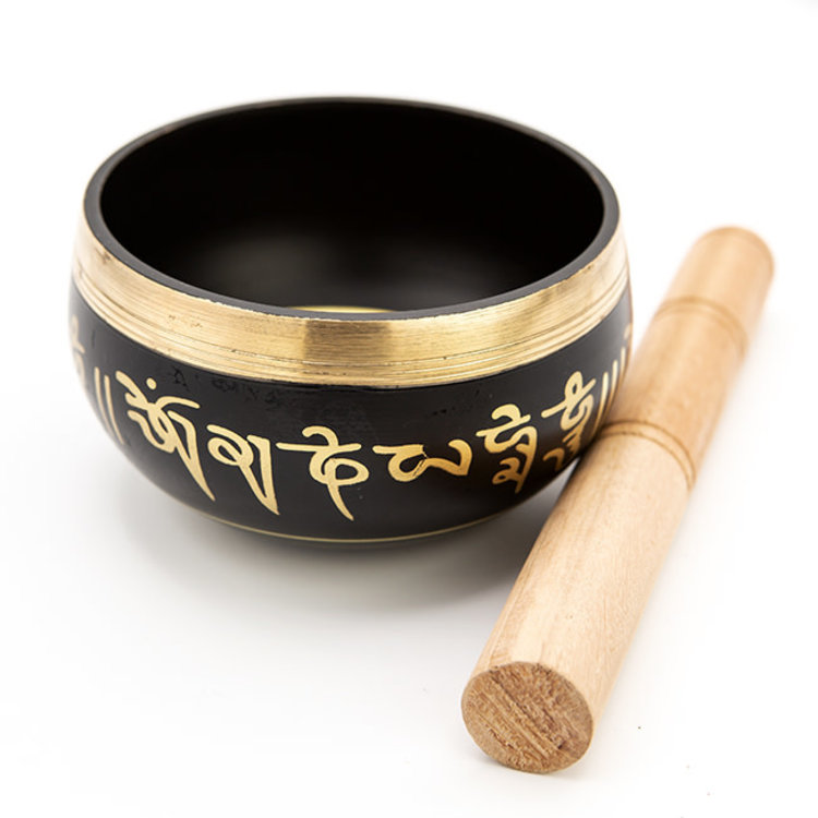 Brass Black Singing Bowl 4 in.