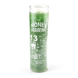 Green Money Drawing 7 Day  Candle