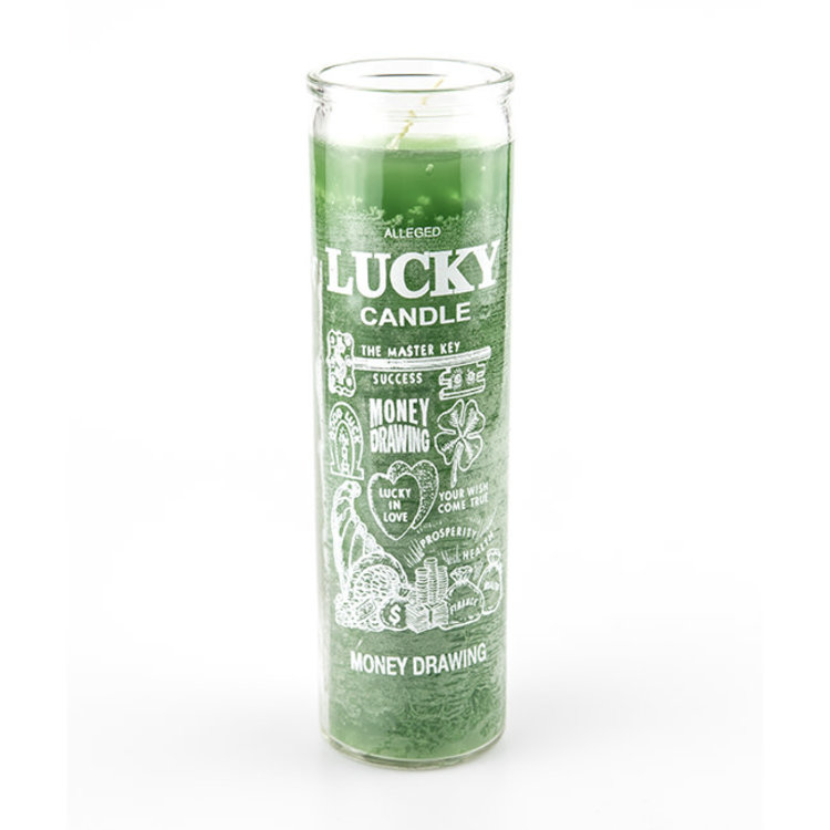 Green Money Drawing 7 Day  Candle
