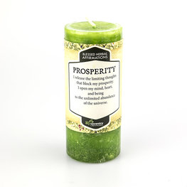 Coventry Creations Affirmation Prosperity Pillar Candle