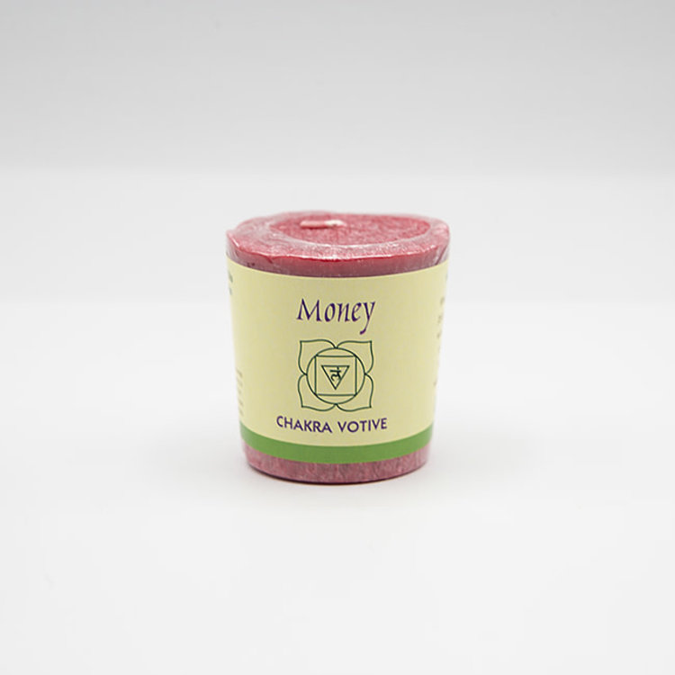 Aloha Bay Chakra Votive Candle Money