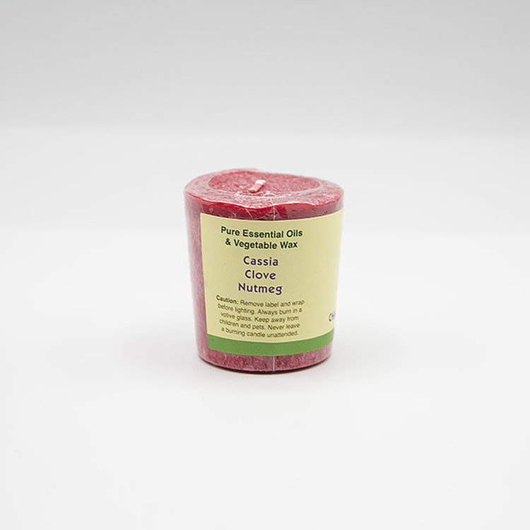 Aloha Bay Chakra Votive Candle Money