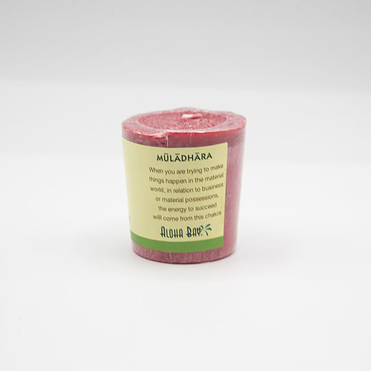 Aloha Bay Chakra Votive Candle Money