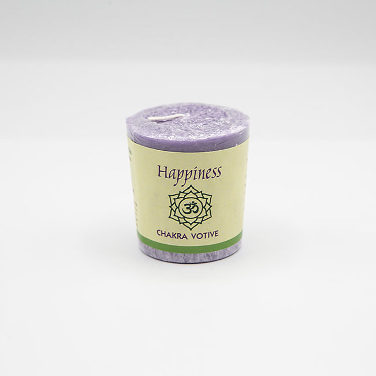Aloha Bay Chakra Votive Candle Happiness