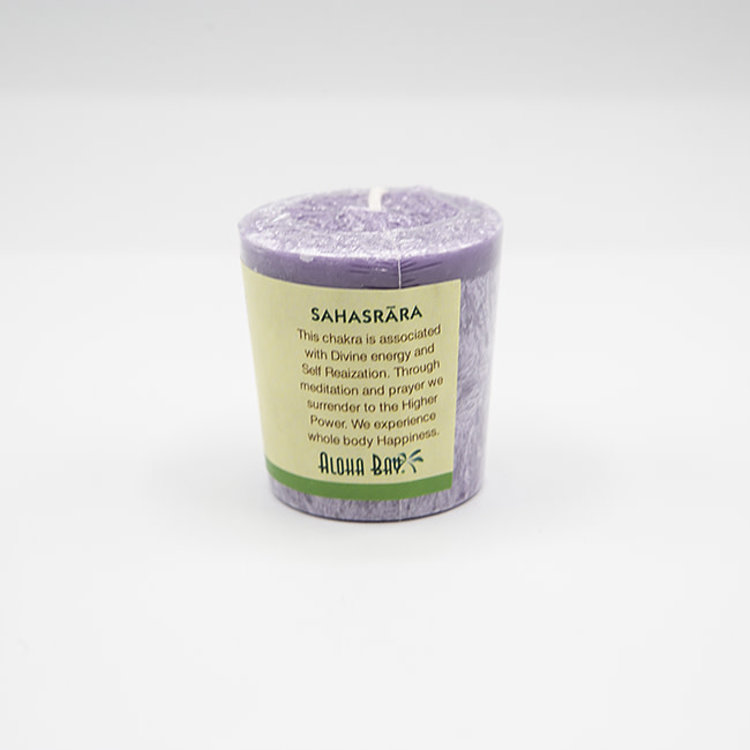 Aloha Bay Chakra Votive Candle Happiness