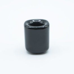 Chime Candle Holder Black Porcelain
