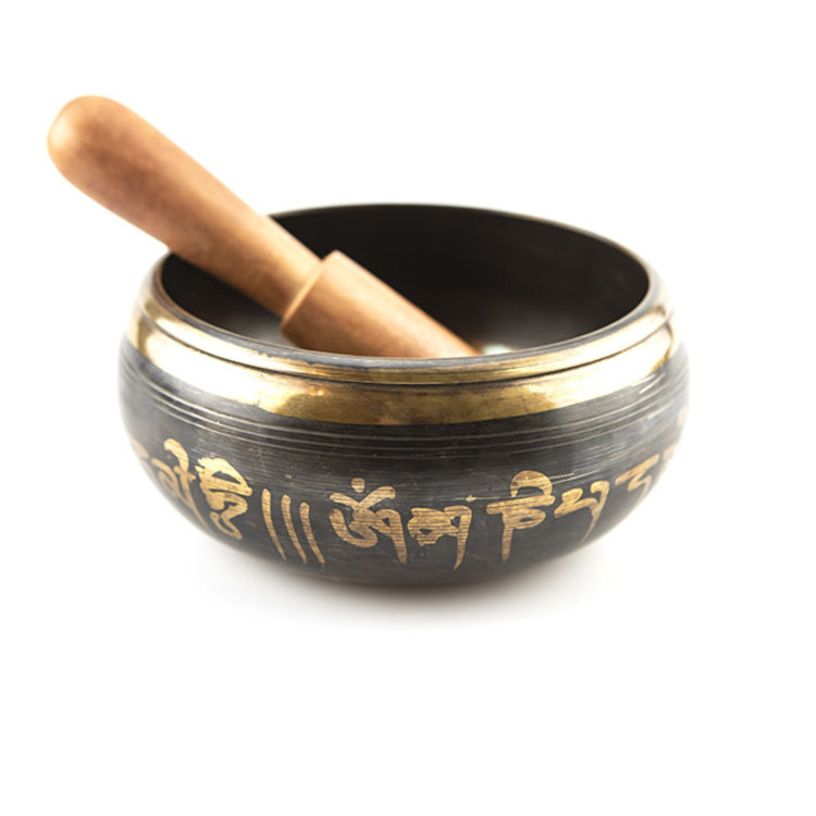 Singing Bowl with Ganesha 4.5 in.