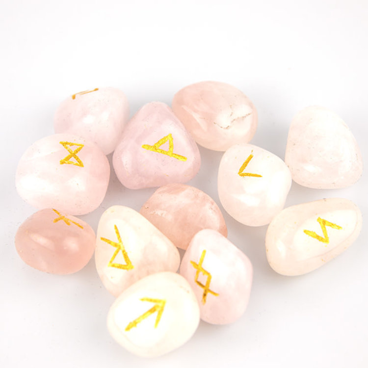 Rune Set Rose Quartz