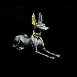 Anubis Lying Small Statue