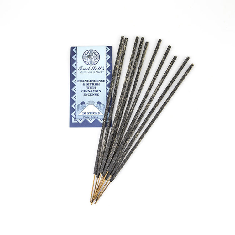 Fred Soll's Fred Soll's Frankincense & Myrrh with Cinnamon Resin Incense 10 Sticks