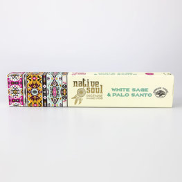 Green Tree Native Soul White Sage & Palo Santo Incense 15 Sticks
