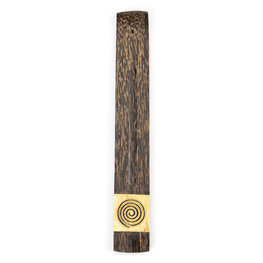 Palmwood with Swirl Incense Holder