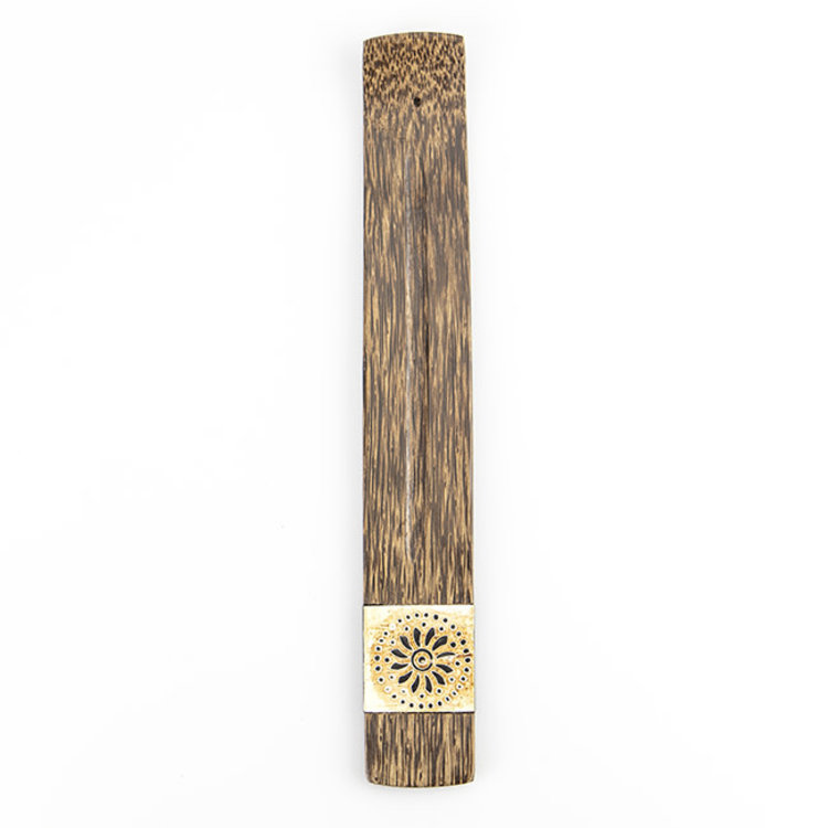 Palmwood with Mandala Incense Holder