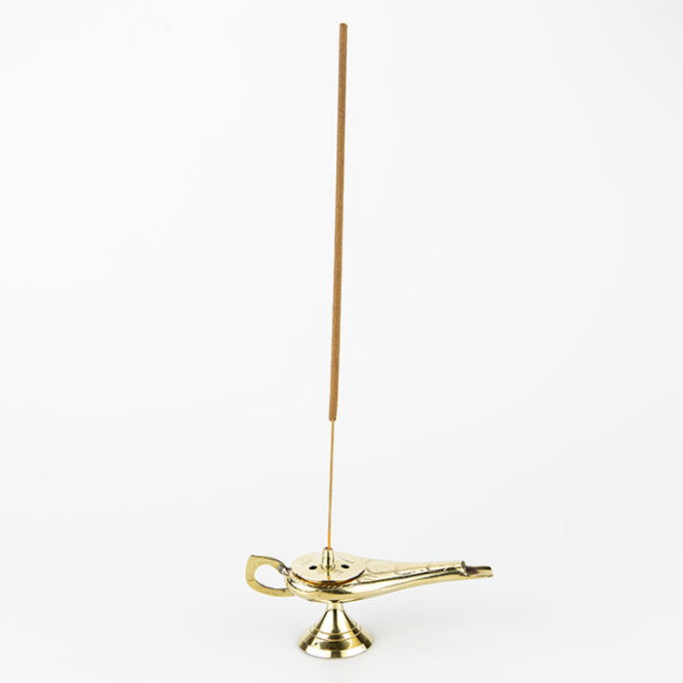 Brass Genie Lamp Incense Burner 5.25 in.
