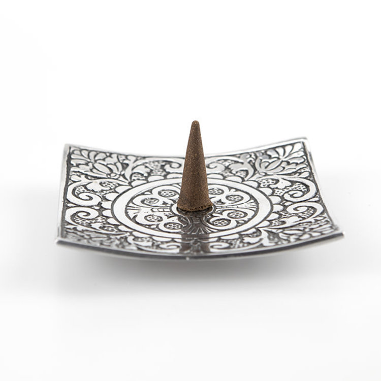 Aluminum Square Incense Holder