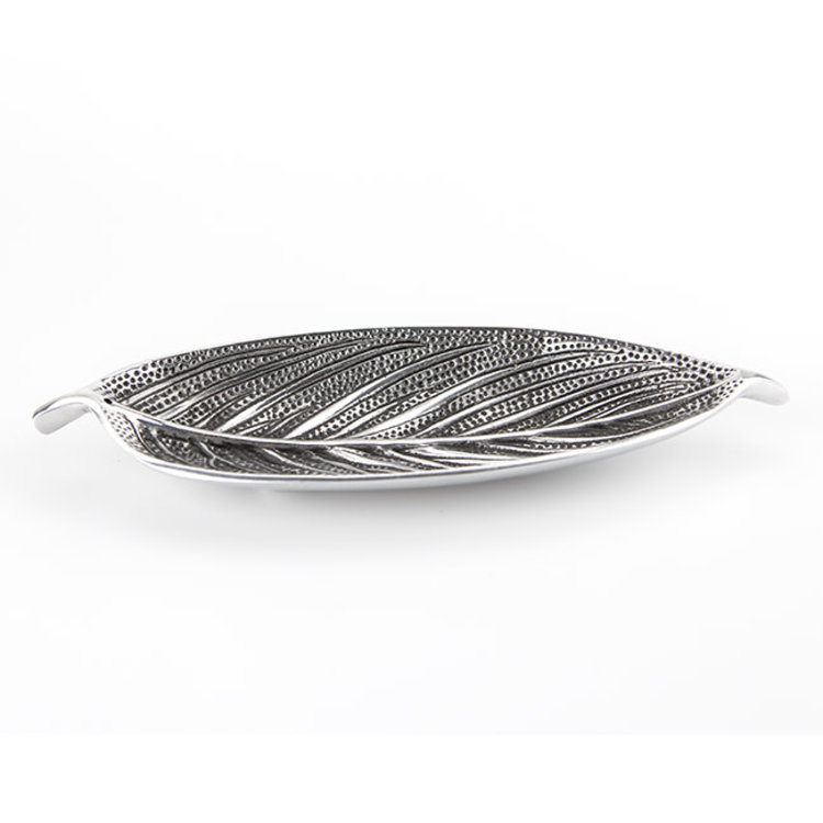 Recycled Aluminum Leaf Sage & Incense Holder