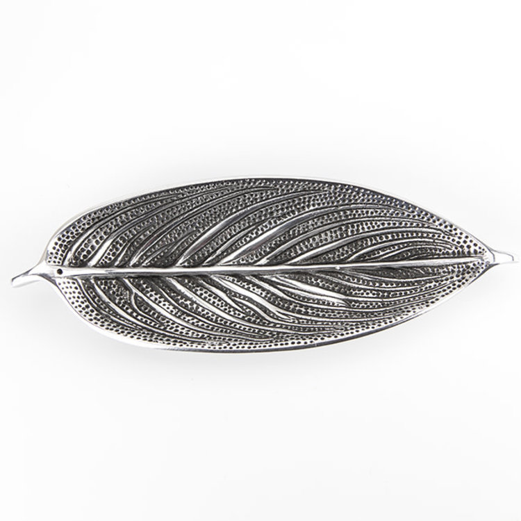 Recycled Aluminum Leaf Sage & Incense Holder