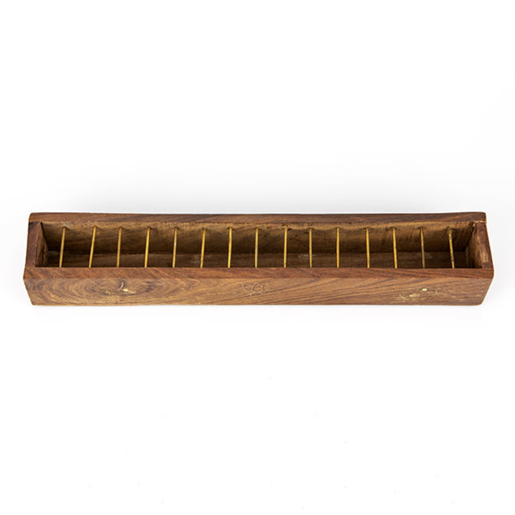 Wooden Lattice Tibetan Incense Holder