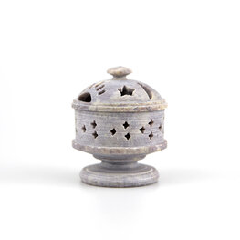 Soapstone Celestial Cup with Lid Incense Holder
