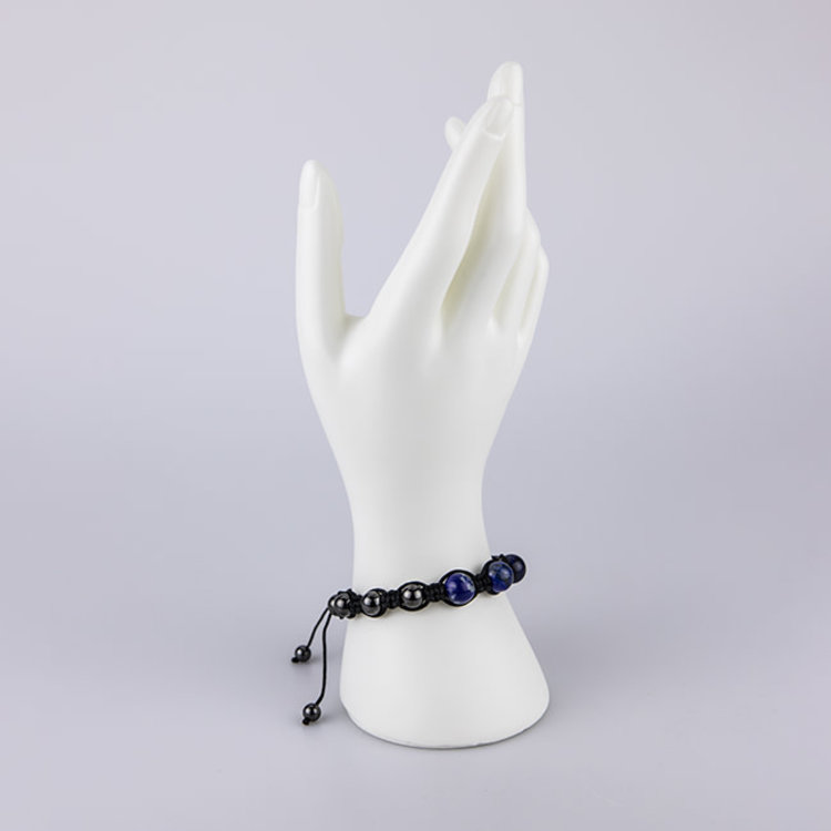 Magnetic Hematite & Lapis Bracelet
