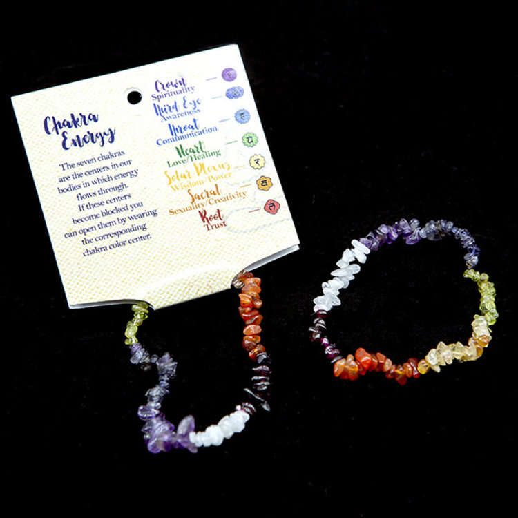 Chakra Chip Bracelet