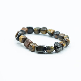 Tiny Tumbled Tiger's Eye Bracelet