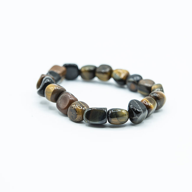 Tiny Tumbled Tiger's Eye Bracelet