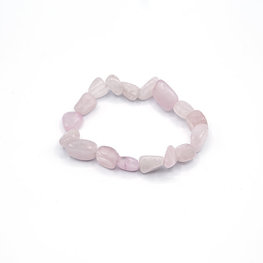 Tiny Tumbled Rose Quartz Bracelet