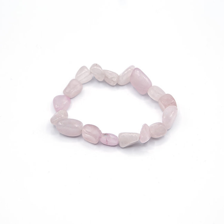 Tiny Tumbled Rose Quartz Bracelet