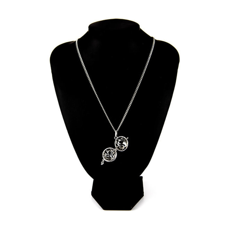 Treasure Locket with Tree of Life & Stone Necklace