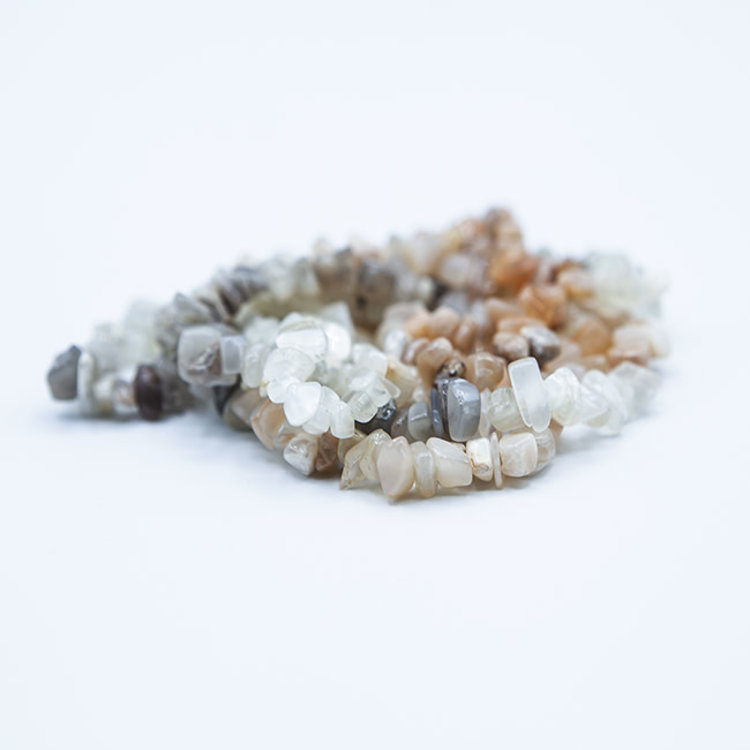 Multi Moonstone Chip 36 in. Necklace