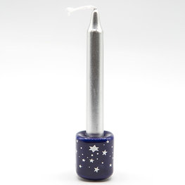 Chime Candles Silver Metallic