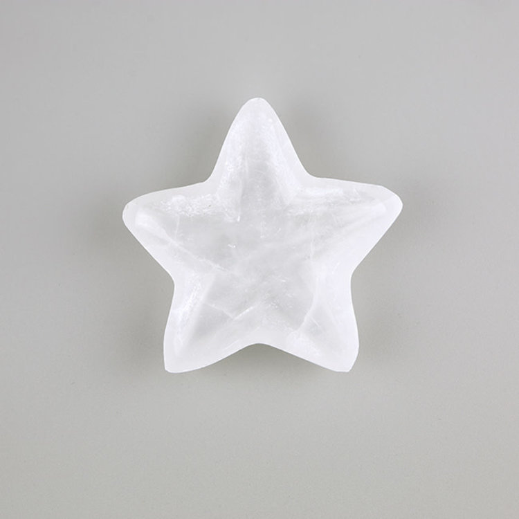 Selenite Star Bowl  4 in.