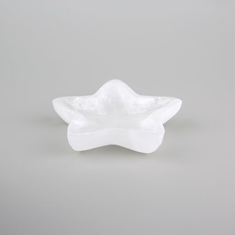 Selenite Star Bowl  4 in.