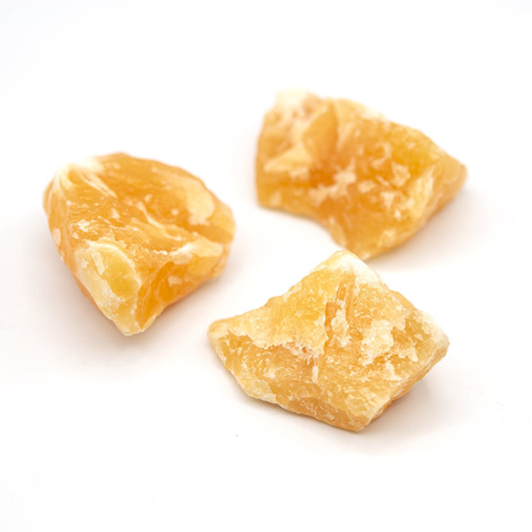Raw Orange Calcite Medium