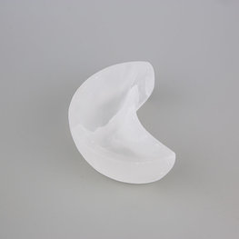 Selenite Moon Bowl 3 in.