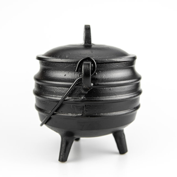 Cauldron Cast Iron with Lid 6.25 in.