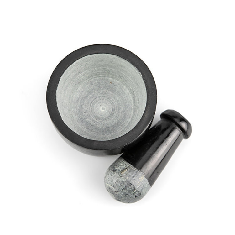 Mortar & Pestle Small Black 3 in.