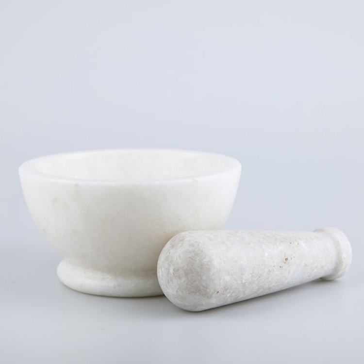 Mortar & Pestle White 4 in.