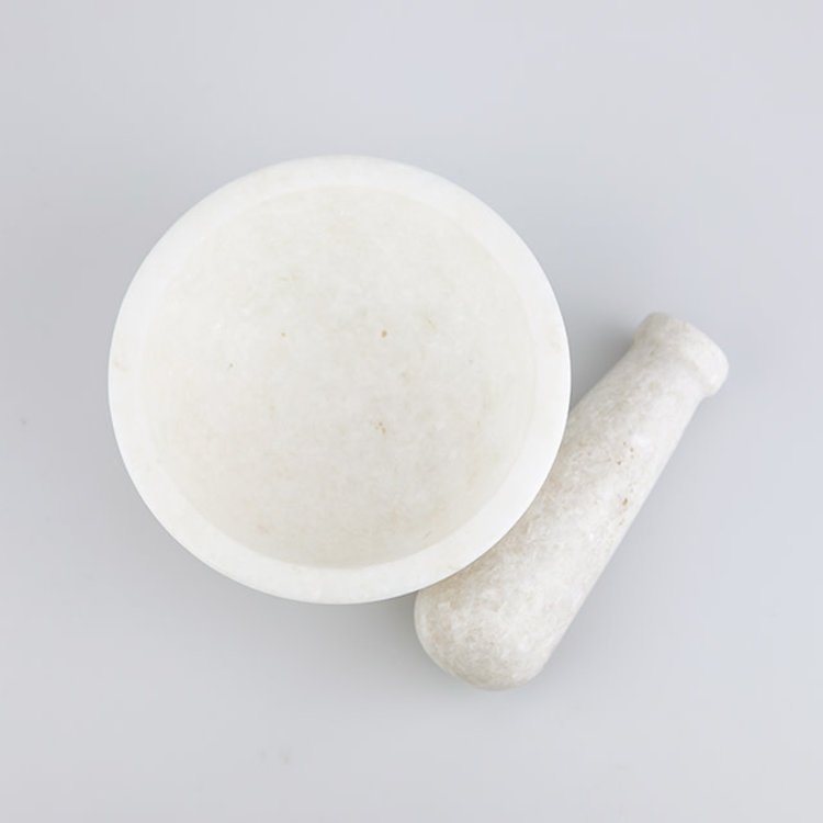 Mortar & Pestle White 4 in.