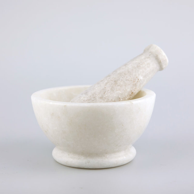 Mortar & Pestle White 4 in.